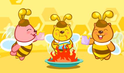蜜蜂做工